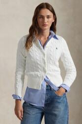 Ralph Lauren pamut kardigán fehér, 211891643 - fehér L