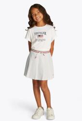 Tommy Hilfiger gyerek szoknya fehér, mini, harang alakú, KG0KG08428 - fehér 152