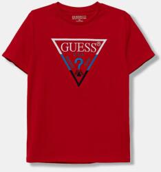 GUESS gyerek pamut póló piros, nyomott mintás, L5YI07 K8HM4 - piros 125-135