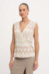 GUESS felső BRITNEY bézs, mintás, 5YGH09 7352A - bézs 34