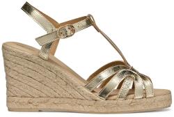 Geox bőr espadrilles D GELSA sárga, éksarkú, D55TPA 000CF C2012 - arany Női 40