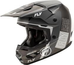 FLY Racing Casca Fly Racing KINETIC - Cross enduro, negru/alb/gri mat, ECE 22.06 (FLY 73-8662)