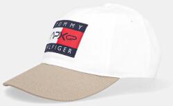 Tommy Hilfiger pamut baseball sapka x F1 THE MOVIE fehér, mintás, AM0AM13966 - fehér Univerzális méret