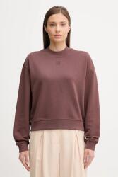 HUGO BOSS pamut melegítőfelső rózsaszín, sima, 50527463 - barna M