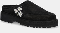 Diemme papucs velúrból Maggiore fekete, női, DI25SPMAW-M06S006BLK - fekete Női 40
