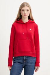 Guess Jeans felső narancssárga, sima, kapucnis, W4YQ04 KC811 - piros XS