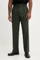 HUGO BOSS nadrág szürke, egyenes, 50538671 - zöld 52