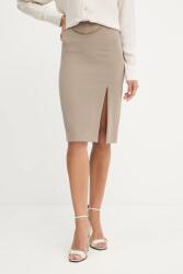 Marciano Guess szoknya ELLA bézs, midi, ceruza fazonú, 5YGD07 7357A - bézs 38