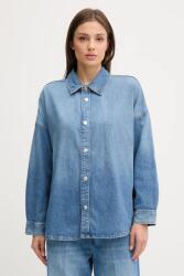 Calvin Klein farmering galléros, relaxed, LV047C783G - kék L