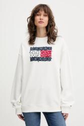 Tommy Hilfiger pamut melegítőfelső fehér, mintás, DW0DW20933 - fehér M