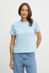 Calvin Klein pamut póló LV044C905G - kék L