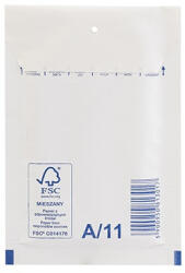 Bluering Légpárnás tasak 11/A szilikon külső méret 120x175mm, belső méret 100x165mm, Bluering® fehér (LEGPFH11A) - toptoner