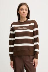 Tommy Hilfiger felső barna, mintás, WW0WW45743 - barna XXL