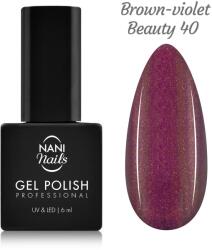 Naní gél lakk 6 ml - Brown-violet Beauty