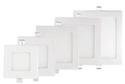 OPTONICA 6 Wattos, besüllyeszthető LED panel, négyzet alakú, 4500Kelvin, OPTONICA LED-DL2448 1 év garancia (2448)