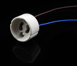 OPTONICA GU10 foglalat ledhez, kerámia, AC90-265V, 1 év garanciával (5187)