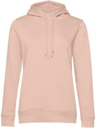 B&C Collection kapucnis Női pulóver kétoldali zsebekkel O79, Rozé-XL (BO793509)