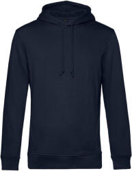 B&C Collection kapucnis férfi pulóver kétoldali zsebekkel O78, Night Navy Blue-M (BO783907)