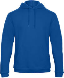 B&C Collection férfi kapucnis pulóver, színazonos húzózsinórral O47, Royal Blue-3XL (BO470711)