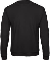 B&C Collection kereknyakú férfi pulóver O46, Black-M (BO460307)