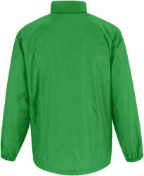 B&C SIROCCO széldzseki rejtett kapucnival BS02, Real Green-2XL (BS021410)