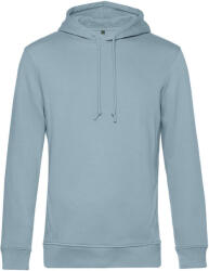 B&C Collection kapucnis férfi pulóver kétoldali zsebekkel O78, Blue Fog-M (BO781707)