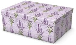 Cardex Díszdoboz levendulás minta T4 32x23x12 cm (CSOM553)