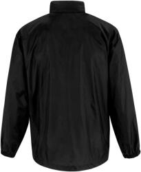 B&C SIROCCO széldzseki rejtett kapucnival BS02, Black-XL (BS020309)