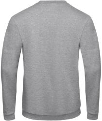B&C Collection kereknyakú férfi pulóver O46, Heather Grey-M (BO461507)