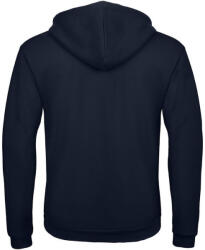 B&C Collection cipzáras kapucnis férfi pulóver O48, Navy-XS (BO480413)