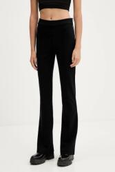 HUGO nadrág fekete, magas derekú egyenes, 50542730 - fekete L