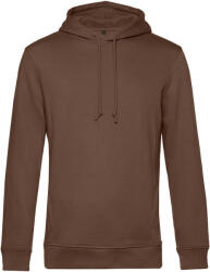 B&C Collection kapucnis férfi pulóver kétoldali zsebekkel O78, Mocha Brown-L (BO783208)
