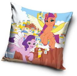 Carbotex Én kicsi pónim Pegazus párnahuzat 40x40 cm (CBX235009MLP) - kidsfashion