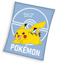 Carbotex Pokémon Ready for Battle flanel polár takaró 110x140cm (CBX2408028POK)