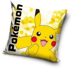 Carbotex Pokémon Electro párnahuzat 40x40 cm Velúr (CBX2408104POK) - kidsfashion
