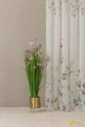  Viola nyomott sablé tavaszi mintás függöny-300cm