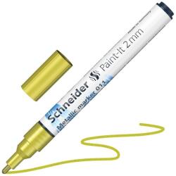 Schneider Marker Metalic Paint- It 011 2mm Schneider Yellow Metallic (PMK034)
