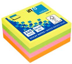 inFo notes Cub Notes adeziv Briliant 50 x 50 mm (5516)