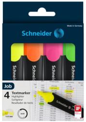 Schneider Set Textmarker Schneider Job 4 culori (2992)