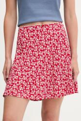Tommy Jeans szoknya piros, mini, harang alakú, DW0DW20981 - piros M