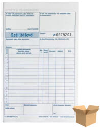  Szállítólevél - 50 lap, 3 példány, A/5, álló nyomtatvány - FÉLDOBOZ (RYL_NYOMTAT_SZALLITOLEVEL_A5_50X3_ALL_HX)