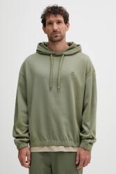 HUGO BOSS pamut melegítőfelső zöld, sima, kapucnis, 50544099 - zöld XL