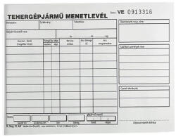  Tehergépjármű menetlevél - 100 lap, A/5, fekvő nyomtatvány (RYL_NYOMTAT_TEHERGEP_MENETLEVEL_A5)