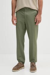 HUGO BOSS nadrág gyapjú keverékből zöld, chino, 50546063 - zöld 56