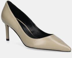 BOSS bőr tűsarkú Gracey bézs, 50548540 - bézs Női 36