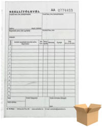  Szállítólevél - 50 lap, 2 példány, A/5, álló nyomtatvány - FÉLDOBOZ (RYL_NYOMTAT_SZALLITOLEVEL_A5_50X2_ALL_HX)