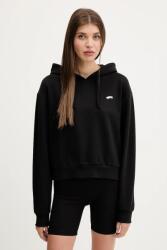 Vans pamut melegítőfelső fekete, nyomott mintás, kapucnis, VN000P5PBLK1 - fekete XS