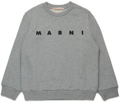 Marni gyerek melegítőfelső pamutból MS340U SWEAT-SHIRT szürke, nyomott mintás, M01612 - szürke 156