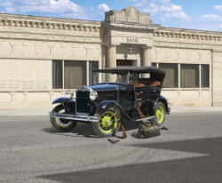 ICM Ford A Gangster Car 1: 24 (24052)