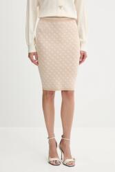 Guess szoknya LISE fekete, mini, ceruza fazonú, W4BD53 Z37K0 - bézs XS